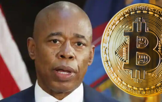 NYC Mayor Eric Adams Discusses Receiving Paycheck in Bitcoin as Price Crashes