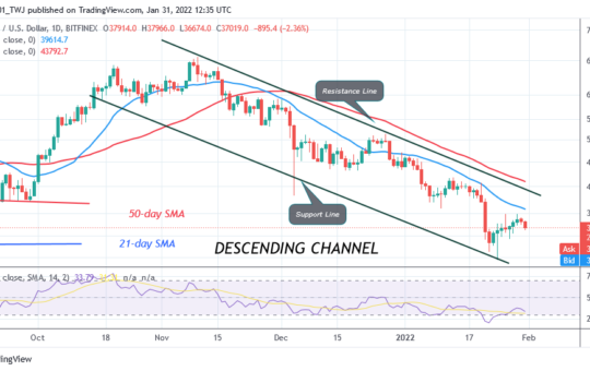 Bitcoin (BTC) Price Prediction: BTC/USD Pushes on the Upside; Can Bulls Overcome $39K Resistance?