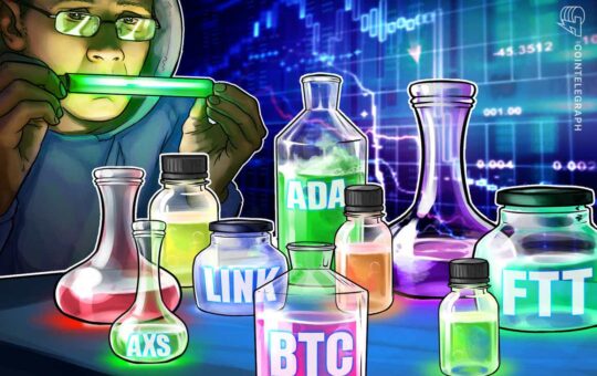 Top 5 cryptocurrencies to watch this week: BTC, ADA, AXS, LINK, FTT