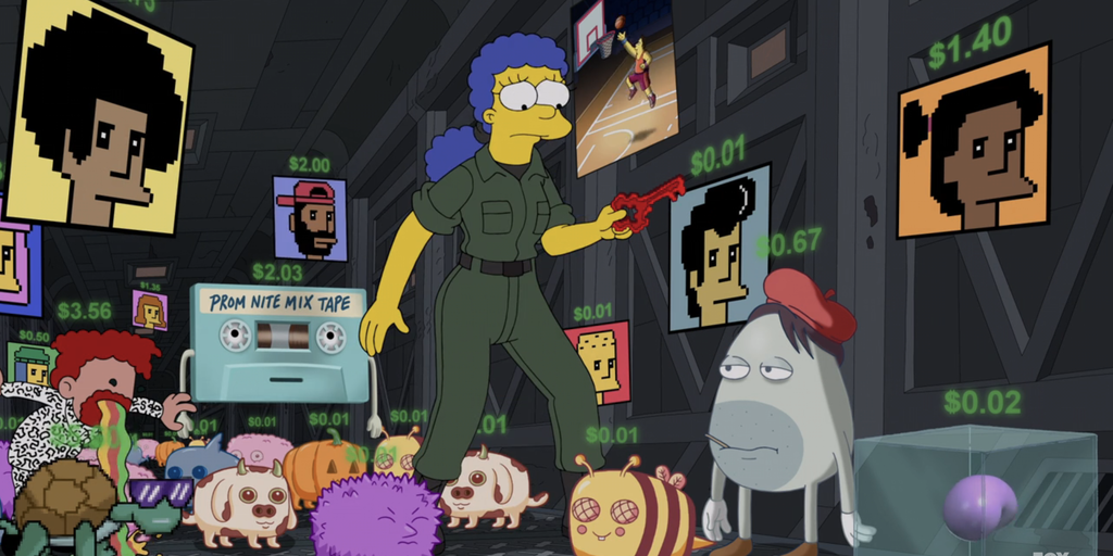 The Best NFT Gags and References From the Viral 'Simpsons' Episode